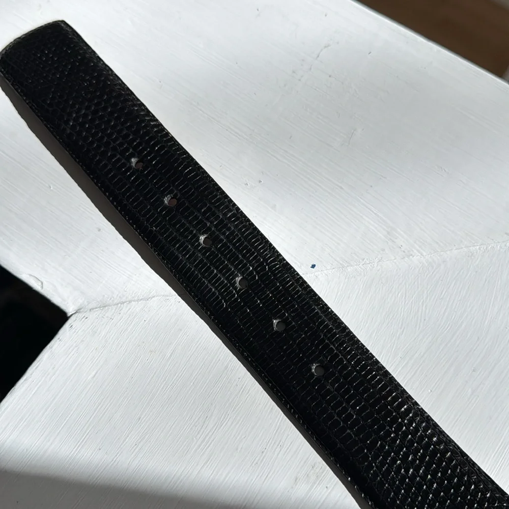 VTG Torino USA Calcutta Lizard Leather Belt
